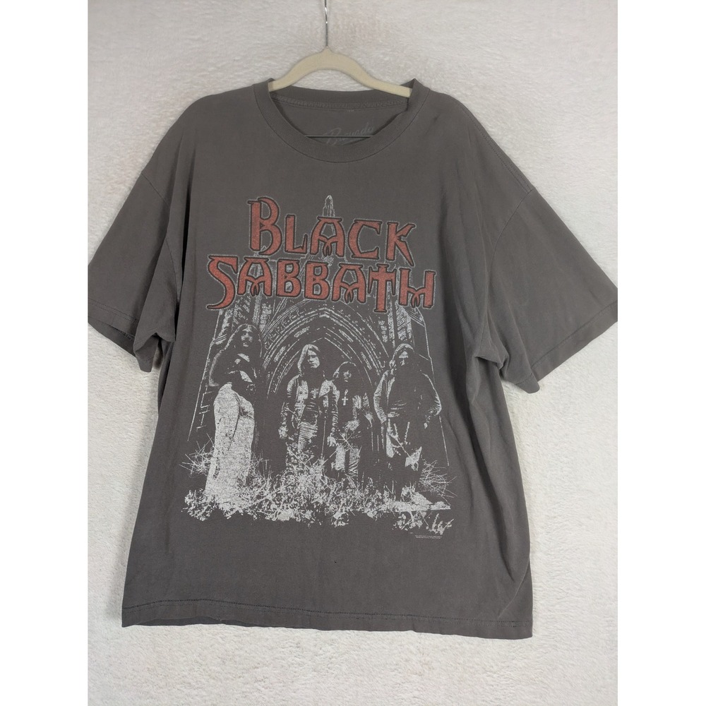 Bravado Black Sabbath T-Shirt Men's XL Gray 1975 US Tour Graphic Band Tee